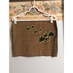 Halloween Plaid Bat Seasonal Fun Set of 4 Placemats
